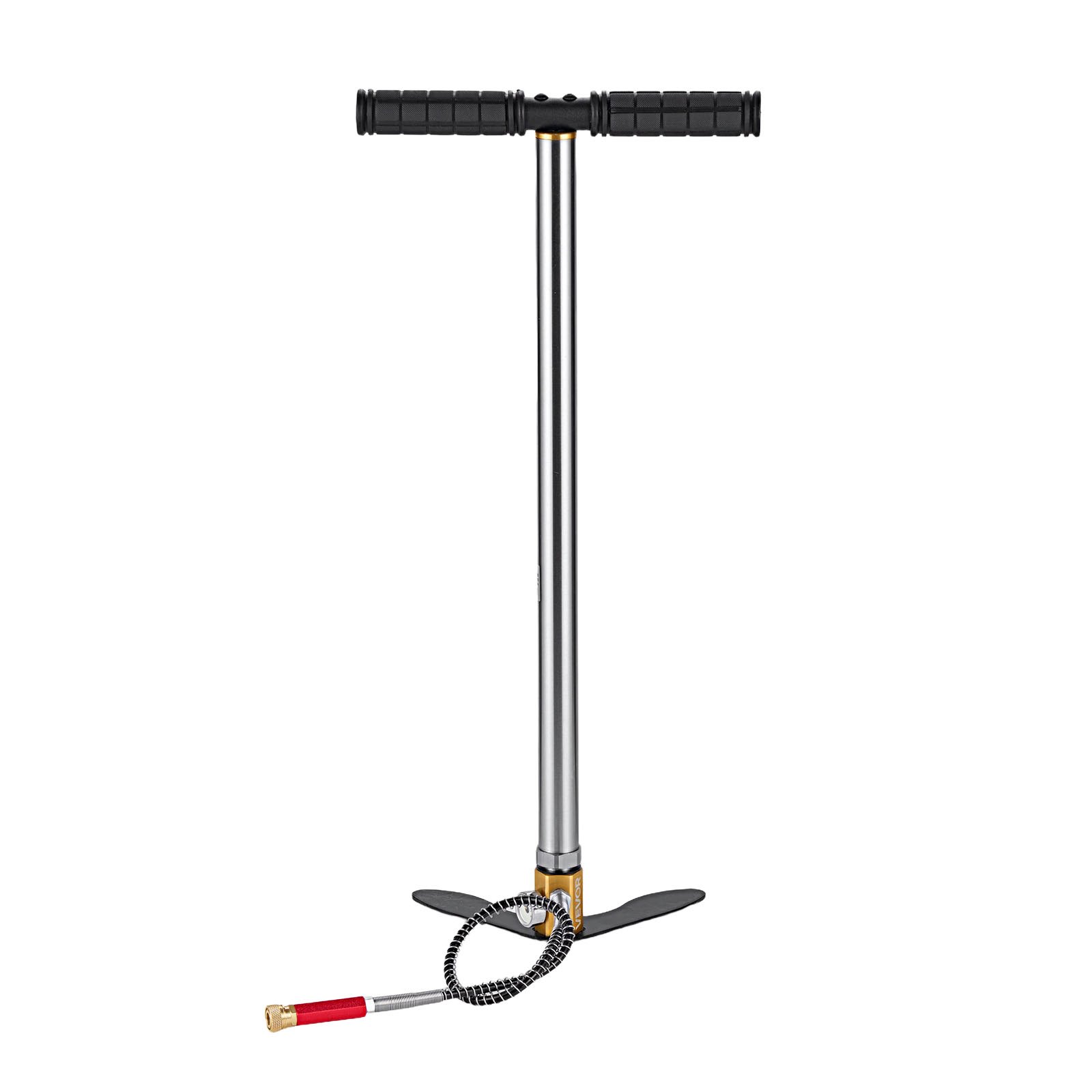 VEVOR Bomba Manual PCP 3 Etapas, Bomba PCP de Pistola de Aire 3600 PSI 24,82 MPa, con Filtro de Aceite y Humedad, Manómetro, Cuerpo de Acero Inoxidable, para Inflado de Neumáticos, Paintball