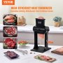 VEVOR Ablandador de Carne Comercial Ablandador de Carne de Acero Inoxidable, Herramienta de Cocina Manual Rápida y Fácil, Puerto de Alimentación de 148 mm para Carne de Res, Pavo, Pollo, Cerdo