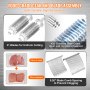 VEVOR Ablandador de Carne Comercial Ablandador de Carne de Acero Inoxidable, Herramienta de Cocina Manual Rápida y Fácil, Puerto de Alimentación de 148 mm para Carne de Res, Pavo, Pollo, Cerdo