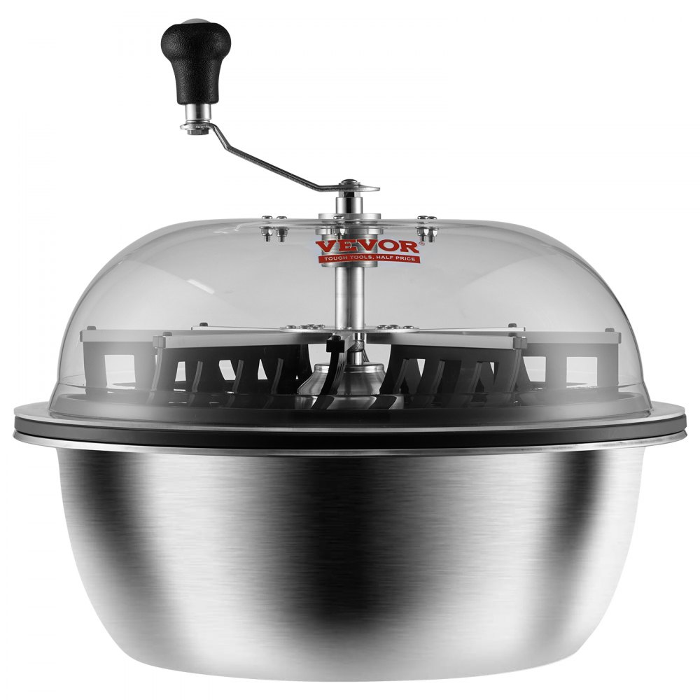 VEVOR Recortadora de Cogollos Manual 48,6 cm con Cuchillas de Acero Inoxidable Peladora de Hojas de Cogollos Corte Espiral Visible Podadora Manual Incluye Bolsa para Secar Hierba 486 x 486 x 474 mm