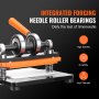 VEVOR Máquina Cortadora de Cuero 180x100 mm Capacidad de Carga de 1,5 T Prensa Troqueladora Manual Carrera Ajustable 12 mm Perforadora Manual para Cuero Papel Espuma Plástico Caucho Varios Materiales
