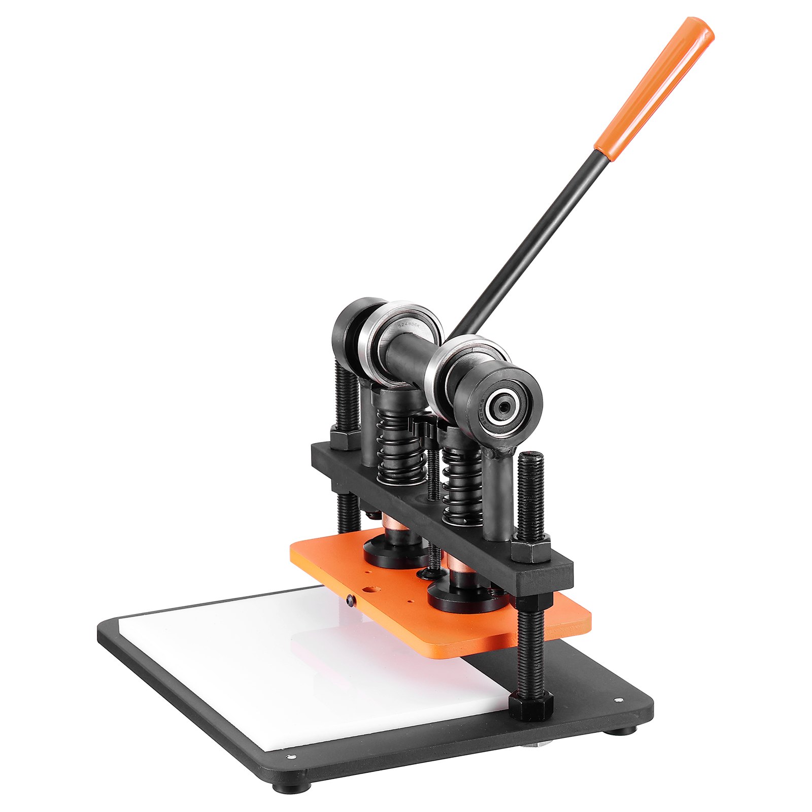 VEVOR Máquina Cortadora de Cuero 280x140 mm Capacidad de Carga de 1,5 T Prensa Troqueladora Manual Carrera Ajustable 12 mm Perforadora Manual para Cuero Papel Espuma Plástico Caucho Varios Materiales