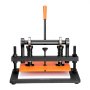 VEVOR Leather Die Cutting Machine, Manual Leather Cutting Machine 36 x 26 cm, Leather Embossing Machine 1.5 t Heavy-Duty Leather Die Cutting Machine Suitable for Leather, PVC/EVA Foam, Non-Adhesive Materials