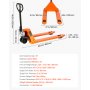 VEVOR Transpaleta Manual, con Horquillas de 1220 x 685 mm para Manipulación de Materiales, Carga de 3 T Rango de Altura de Elevación de 85-180 mm, Ideal para Almacenes, Supermercados y Fábricas