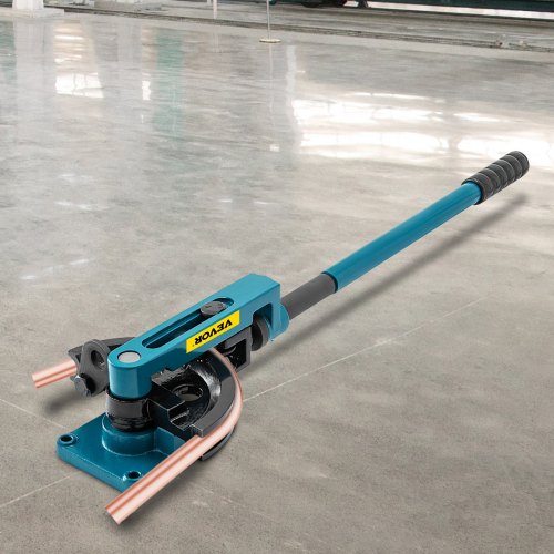 VEVOR Dobladora de Tubos Universal, Dobladora de Tubos, Dobladora de Tubos Acero, Dobladora Manual de Acero al Carbono, Dobladora de Tubos Manual, con 7 Dados, Diámetro de Tubería de 10 mm-25 mm