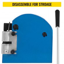VEVOR Máquina de Doblado de Tuberías, 65 x 160 x 140 mm Curvadora de Tubos, Calibre 16/18/20 para Aluminio Calibre/ Acero Suave/ Acero Inoxidable Dobladora de Tubos para Doblar Materiales Metálicos
