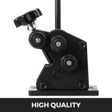 VEVOR Máquina de Doblado de Tuberías 76mm, Máquina curvadora portátil, Curvadora de Tubos, Dobladora de Anillos Acero de Placa Manual 13-1 / 2'' Mango Máquina Roladora 3"