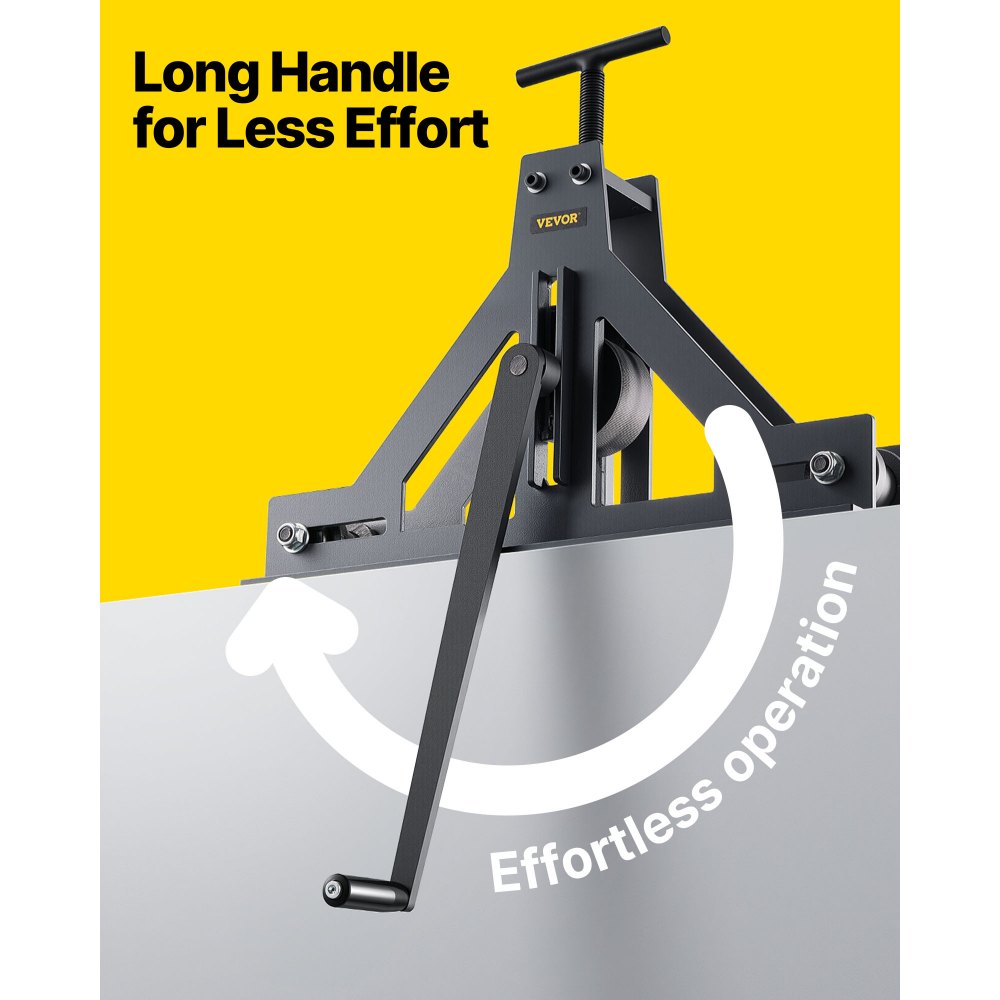 VEVOR Dobladora de Tubos Universal, Dobladora de Tubos, Dobladora de Tubos Acero, Dobladora Manual de Acero al Carbono, Dobladora de Tubos Manual Ajustable, Aplica a Acero Dulce, Cobre y Aluminio