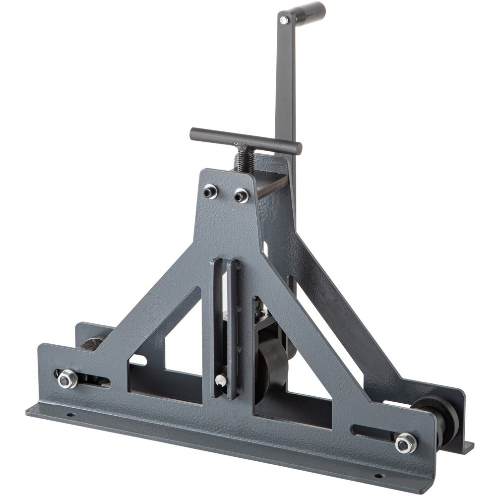 Rodillo tubular VEVOR con manivela y estructura metálica resistente.