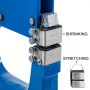 VEVOR Máquina para Doblar Metal, Espesor Máximo de Trabajo Calibre 16/1,5mm Máquina de Doblar, Metal SS-16 Garganta de 216mm Máquina de Chapa Estiramiento para Restauración Automotriz y Chapa Metálica