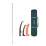VEVOR Manual Pole Saw, 118-809.3 cm Extendable Pole Tree Pruner with Scissors, Sharp 65Mn Steel Blade, Lightweight Fiberglass Handle Pole, for High Branch Trimming, Pruning Tool for Palms and Shrubs