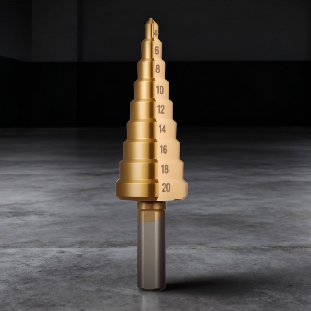 VEVOR Kit de Punzón Pelador de 15 T, Juego de Punzones de 12,7 a 101,6 mm, Herramienta para Hacer Agujeros, con 10 Matrices para Armarios Eléctricos Metálicos y Armarios de Distribución, Negro