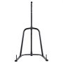 VEVOR Soporte para Saco de Boxeo con Marco de Acero Soporta hasta 65 kg Soporte para Saco de Arena Independiente con Base con Peso Equipo de Entrenamiento para Gimnasio en Casa, 143x126x208 cm