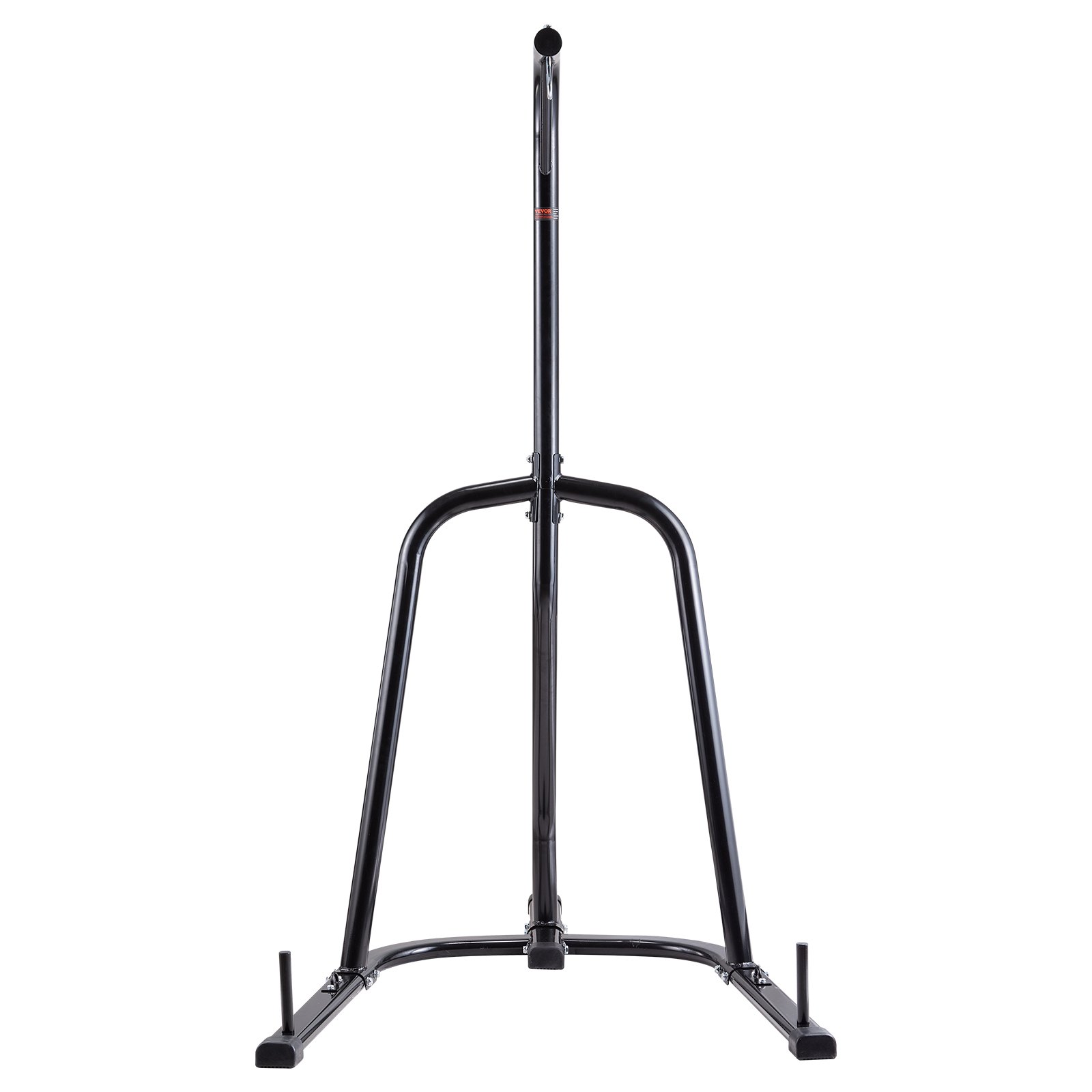 VEVOR Soporte para Saco de Boxeo con Marco de Acero Soporta hasta 65 kg Soporte para Saco de Arena Independiente con Base con Peso Equipo de Entrenamiento para Gimnasio en Casa, 143x126x208 cm