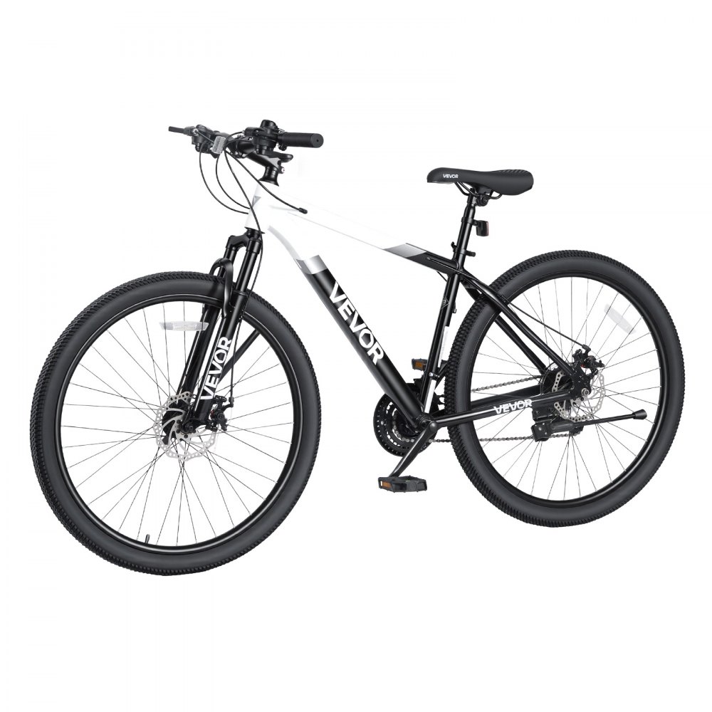 VEVOR Bicicleta de Montaña para Adultos 27,5 pulgadas, 21 Velocidades, Cuadro de Aleación de Aluminio, Neumáticos Todoterreno, Preensamblada, para Carreteras Pavimentadas, Parques, Senderos Boscosos