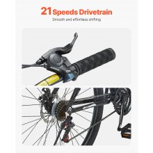 VEVOR Bicicleta de Montaña Suspensión Delantera Freno Disco 1850 x 630 x 1070 mm