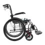VEVOR wheelchair, durable, ultra-lightweight aluminum alloy wheelchair, portable wheelchair with fold-down armrests, desk-length design, 3-position adjustable footrests, 18-inch wide seat, 250 lb weight capacity