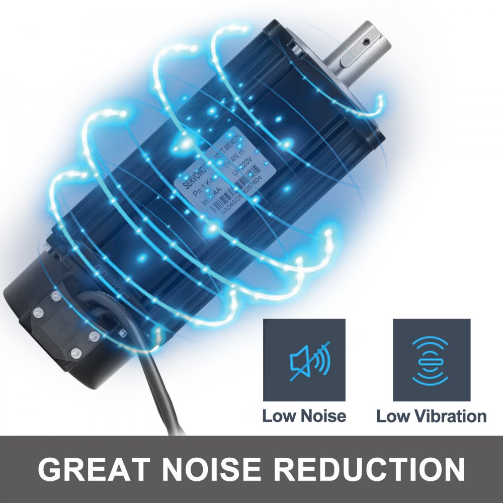 Servo Motor 750w Servomotor Bobina De Cobre Ac Para Máquina Fresadora Cnc