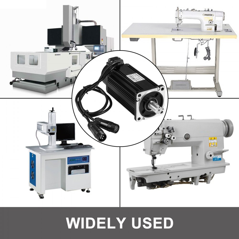 Servo Motor 750w Servomotor Bobina De Cobre Ac Para Máquina Fresadora Cnc