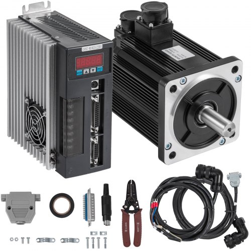 Servomotor 2600w 10n.m Ac Servo Driver Para Kit Cnc 2500rpm/min