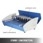 VEVOR Máquina Plegadora Eléctrica 3 en 1 de 520mm, Plegadora de Papel Puntaje Perforante 60 Hz, Plegadora Eléctrica de Metal Resistente para Marcado de Libros Tarjetas de Papel Ajustable