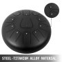 VEVOR 12\'\' Acero Tambor De Lengua Handpan Mayor 11 Notas Tankdrum Con Bolso Mazos