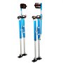 VEVOR Zancos para Paneles de Yeso de Aluminio Ajustables 615 a 1023 mm, Zancos de Trabajo con Almohadillas, Capacidad de Carga 103 kg, Patas de Goma Antideslizantes para Jardinería Pintura Decoración