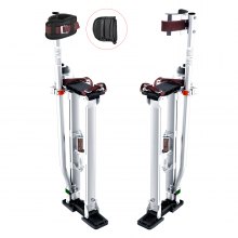 VEVOR Zancos de trabajo de aleación de aluminio Altura ajustable de 61-101,6cm Zancos de pintura para carga de 103kg Zancos para paneles de yeso Tamaño