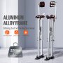 Zancos para paneles de yeso VEVOR con marco de aleación de aluminio, capacidad de carga de 228 libras, a prueba de corrosión, irrompibles.