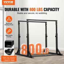 VEVOR Barra de Inmersión Capacidad Carga de 363 kg Estación de Inmersión con Altura Ajustable Estación de Barra de Entrenamiento Físico Barras Paralelas para Entrenamiento de Fuerza en Casa