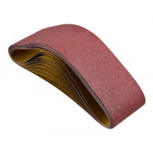 VEVOR Bandas de Lijado, 10 Unidades de Óxido de Aluminio de Grano 80 para Carpintería, Acero, Aluminio y Metales no Ferrosos, 152 x 1219 mm, para Reparaciones del Hogar y Proyectos de Bricolaje