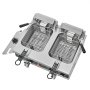 VEVOR Commercial Electric Fryer, Double Tank 3000W x 2, 5.9L Double Oil Fryer with 2 Baskets, Thickened Stainless Steel, Time & Temperature Control, for Kitchen, Restaurant, Cafe