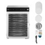VEVOR Food Dehydrator with 12 Stainless Steel Trays, 800W Electric Food Dehydrator with Adjustable Temperature, Freeze Dryer for Dried Meat, Fruit, Vegetables, Herbs, and Dog Treats