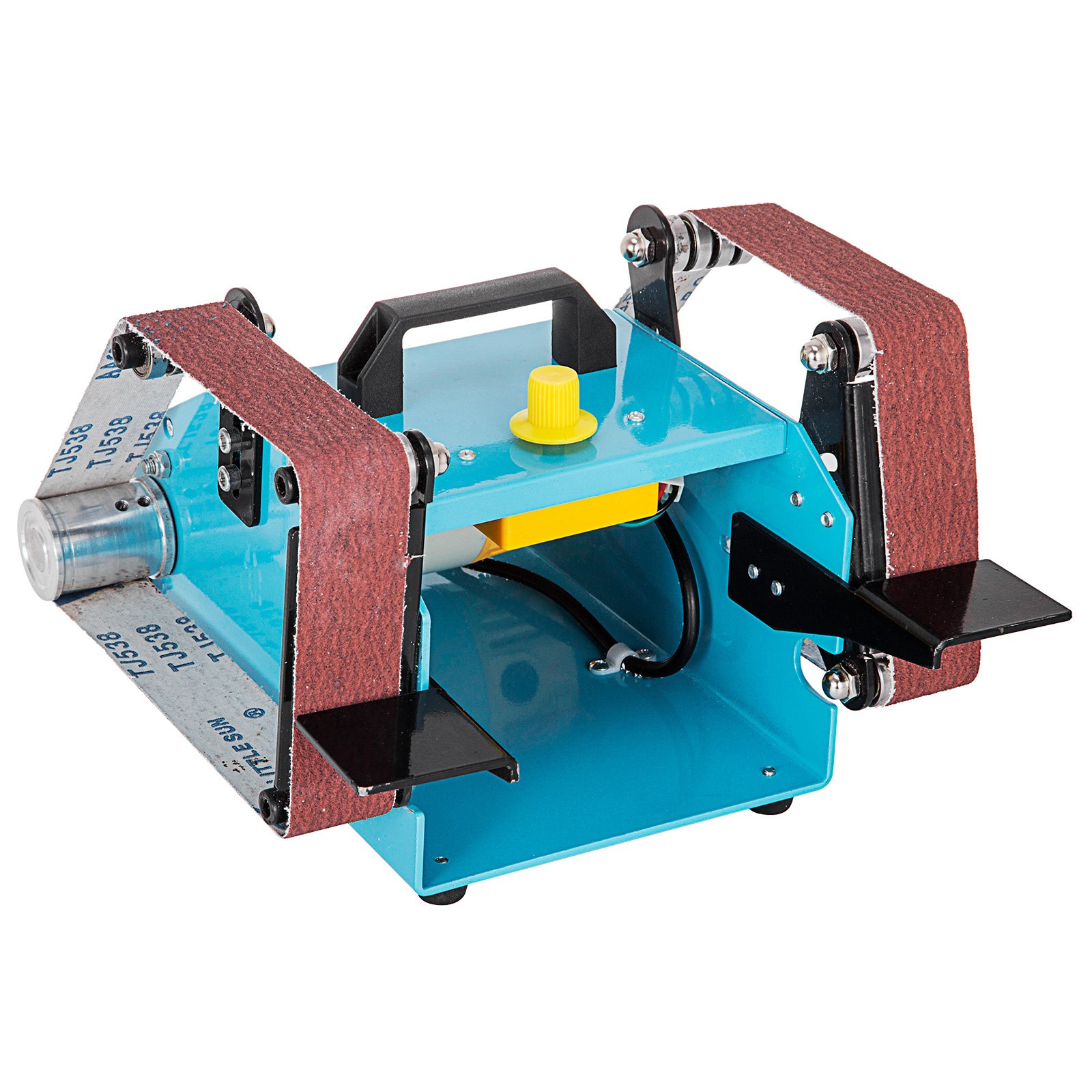 Vevor Lijadora De Banda Lijadora 950w Amoladora De Banco Doble Eje 6000 Rpm
