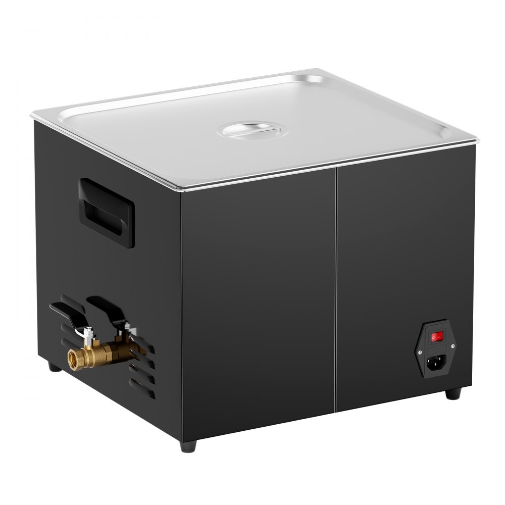 VEVOR Limpiador Ultrasónico 15 L Limpiador Ultrasónico Digital 360 W con Desgasificación Mejorada y Modo Suave Limpiador Ultrasónico Industrial 40 kHz con Temporizador y Calentador para Joyería