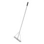 VEVOR Landscape Rake, 1510 mm Handle 508 mm Wide Head, Large Heavy Duty Aluminum Landscaping Level, Asphalt Rake Tool for Asphalt & Land Leveling, Concrete Paving, Sand Flattening, No Teeth