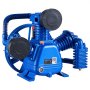 VEVOR Bomba de Compresor de Aire de 3,73 kW, 422 L/min, 12 bar, 3 Cilindros para Talleres y Garajes, Cabezal de Compresor de Aire con Polea por Correa, Hierro Fundido, para Herramientas Neumáticas