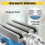 VEVOR Mesa de Trabajo de Fresado 2 Ejes 246x176 mm Base 330x176 mm Mesa de Trabajo de Deslizamiento Transversal Recorrido 120x108 mm Precisión de 0,01 mm Hierro Fundido Mesa de Trabajo para Fresadora