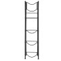 VEVOR Water Jug Holder, 5 Tiers 11 L and 19 L Water Bottle Holder for 4 Bottles, Heavy Duty Jug Rack Organizer with Storage Shelf, Adjustable Feet, and Handle, for Kitchen, Office, Living Room, Black