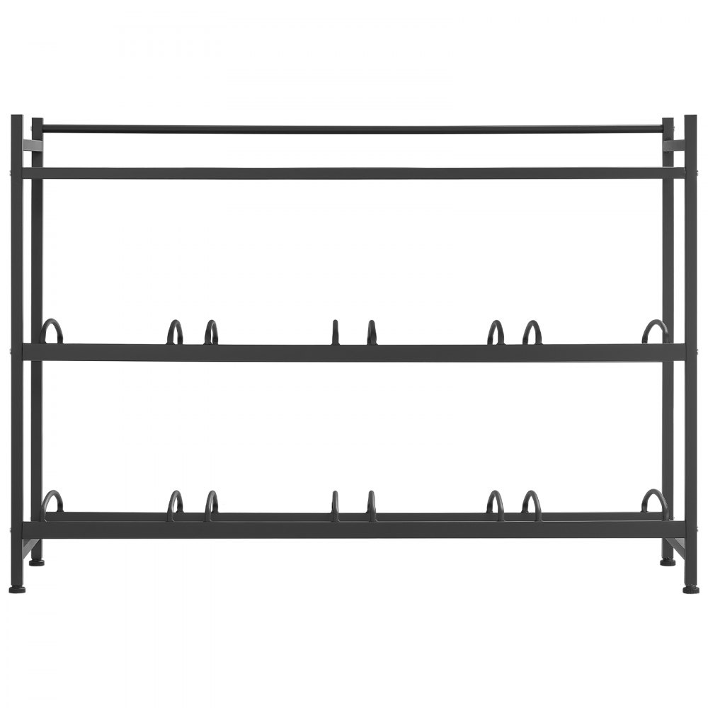 VEVOR Estante para Garrafas de Agua, Soporte para Botellas Grandes de Agua, Estantería de 3 Niveles y 8 Compartimentos, para Jarras de 11/19 L, Organizador de Almacenamiento para Oficina Cocina Salón