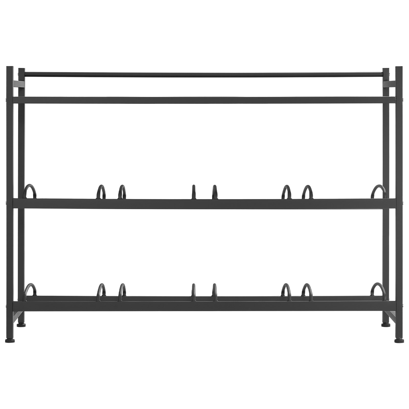 VEVOR Estante para Garrafas de Agua, Soporte para Botellas Grandes de Agua, Estantería de 3 Niveles y 8 Compartimentos, para Jarras de 11/19 L, Organizador de Almacenamiento para Oficina Cocina Salón