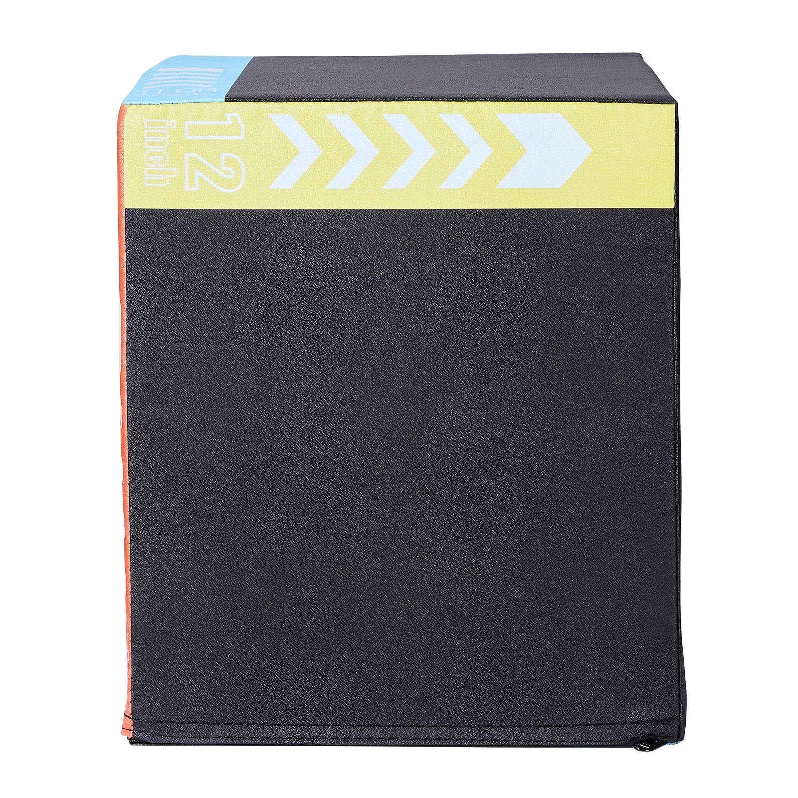 VEVOR Caja de Salto Pliométrica 3 en 1 Caja de Salto Tejido de Malla de PVC y Algodón Caja de Ejercicios de Fitness Antideslizante Capacidad de Peso 100kg para Entrenamiento en Gimnasio, Casa, Negro