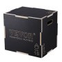 VEVOR Caja pliométrica 3 en 1 Jump Box Culturismo Fitness Crossfit Madera Antideslizante Altura 50/45/40 cm Carga 204 kg para entrenamiento pliométrico Step-ups Flexiones Sentadillas Gimnasio en casa