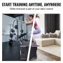VEVOR Caja Pliométrica 3 en 1 Altura Ajustable 76/60/50 cm Caja de Salto Culturismo Fitness de Madera Antideslizante Carga de 204 kg para Entrenamiento Pliométrico Flexiones Sentadillas Gimnasio Hogar