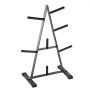 VEVOR Weight Plate Rack A-Frame Weight Plate Tree for 1-inch Weight Plates, Weight Plate Tree, 227 kg Load Capacity, Weight Storage Holder, Barbell Rack Storage Stand