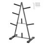 VEVOR Weight Plate Rack A-Frame Weight Plate Tree for 1-inch Weight Plates, Weight Plate Tree, 227 kg Load Capacity, Weight Storage Holder, Barbell Rack Storage Stand