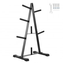 VEVOR Soporte para Placas de Pesas para Gimnasio en Casa 690 x 375 x 930 mm