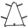 VEVOR Weight Plate Rack A-Frame Weight Plate Tree for 2-inch Weight Plates, Weight Plate Tree, 136 kg Load Capacity, Weight Storage Holder, Barbell Rack Storage Stand