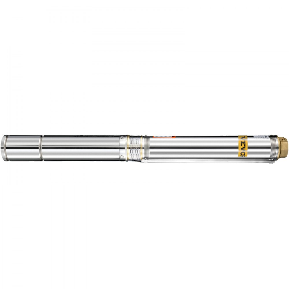Vevor Bomba De Pozo Profundo 2200 W 230 V Con Cable De Conexión De 20 M