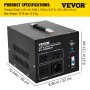 VEVOR Transformador Elevador/Reductor de Voltaje 3500W Convertidor 110V 240V